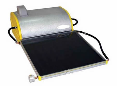 Kit móvel de sistema solar térmico para aquecimento de água